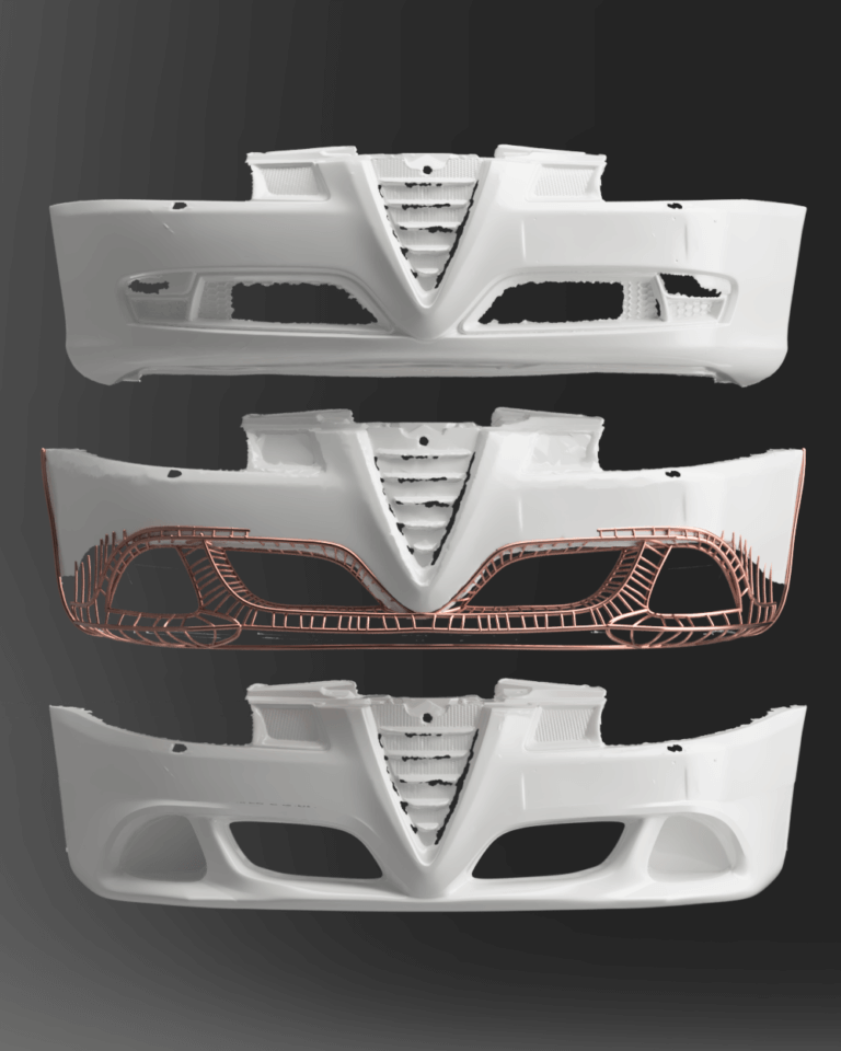 Etapy konwersji Alfa Romeo GT to Gulietta