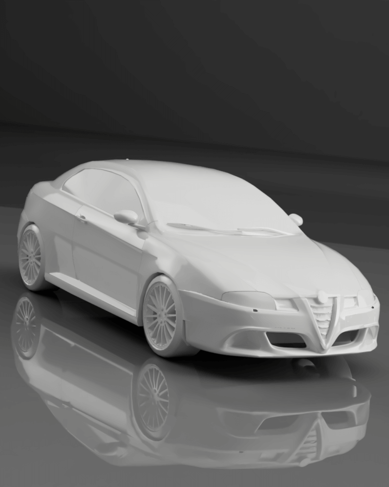 Wizualizacja Alfa Romeo GT z zderzakiem à la Alfa Romeo Gulietta